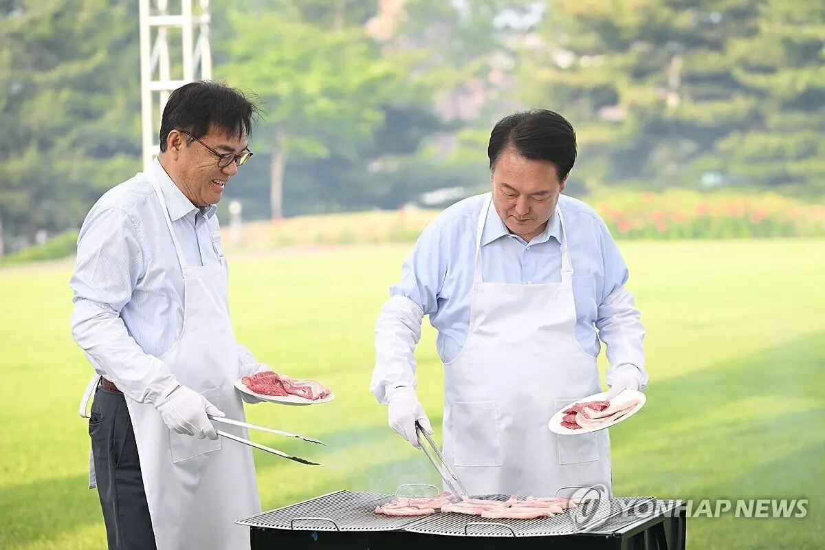 رئیس جمهور کره و آشپزی .