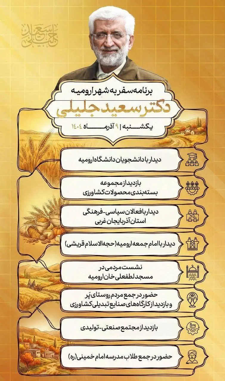 برنامه کاری جلیلی