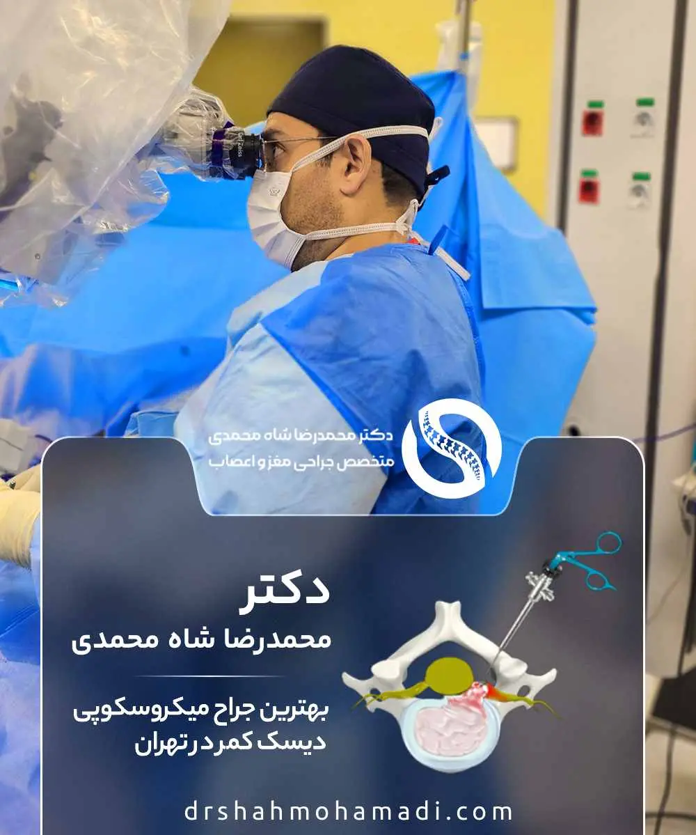 دکتر محمدرضا شاه محمدی بهترین جراح میکروسکوپی دیسک کمر در تهران عضو Euro Spine