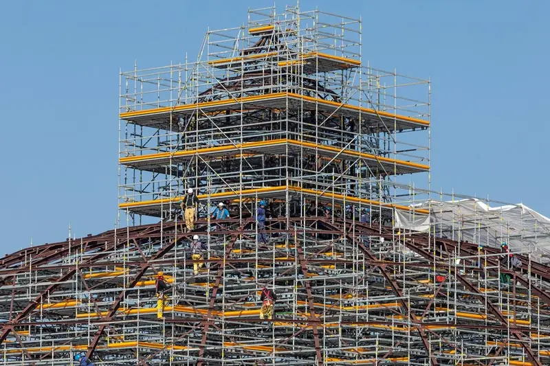 هزینه ساخت داربست فلزی