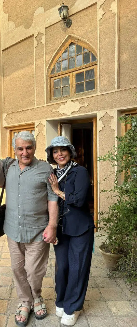 مهدی هاشمی و همسر