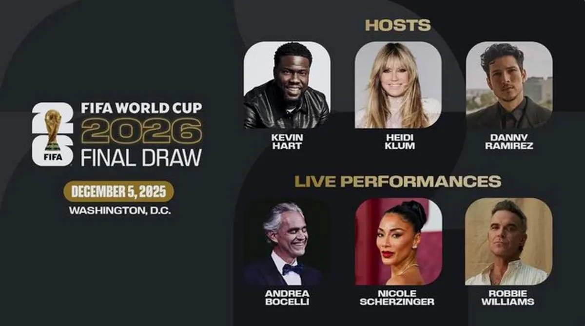 زمان قرعه‌کشی جام جهانی به وقت ایران/ معرفی مجریان و خوانندگان

