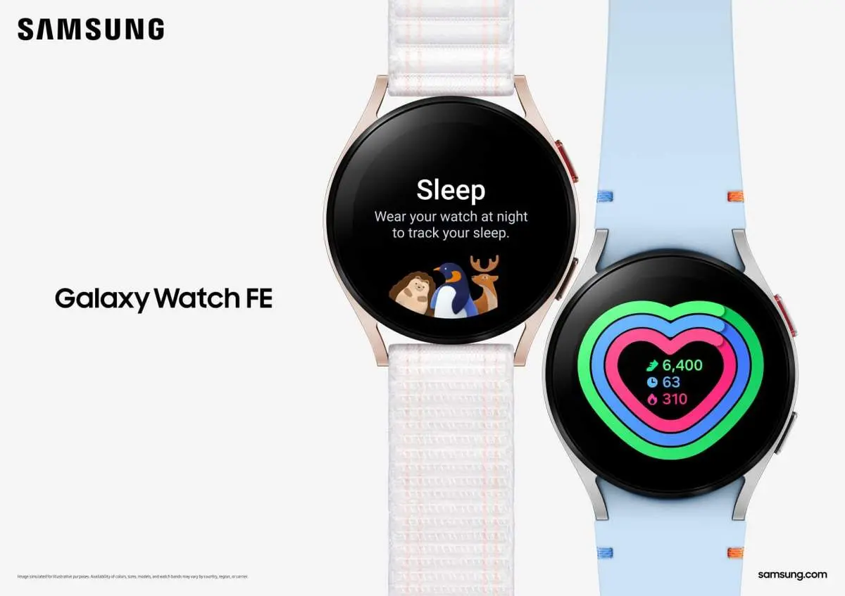 سامسونگ از اولین ساعت هوشمند سری Galaxy Watch FE خود رونمایی کرد