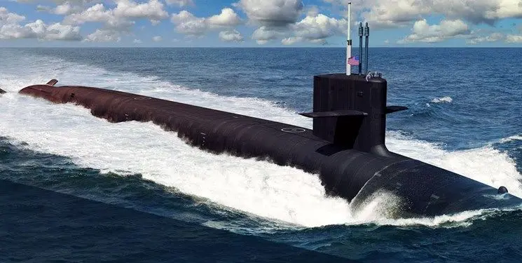 آمریکا زیردریایی اتمی به خاورمیانه فرستاد 
