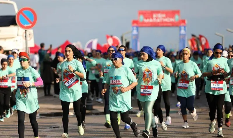 ماراتن کیش در دولت مرحوم رئیسی در سال ۱۴۰۲/ تصاویر

