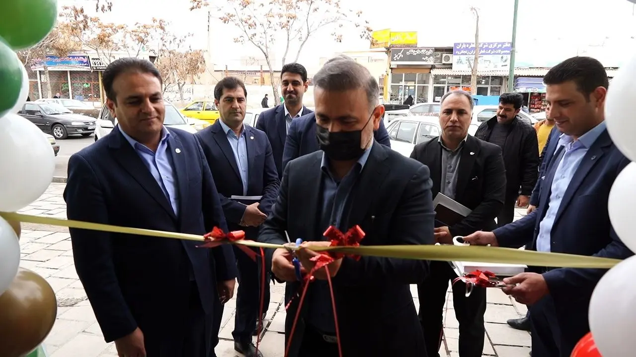 ساختمان جدید ۲ شعبه بانک قرض‌الحسنه مهر ایران در زنجان افتتاح شد