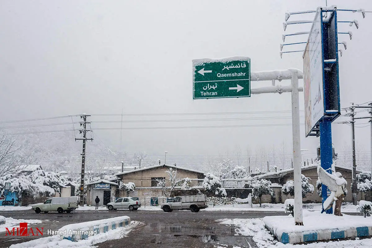 مازندارن  40 سانتی متر برف بارید