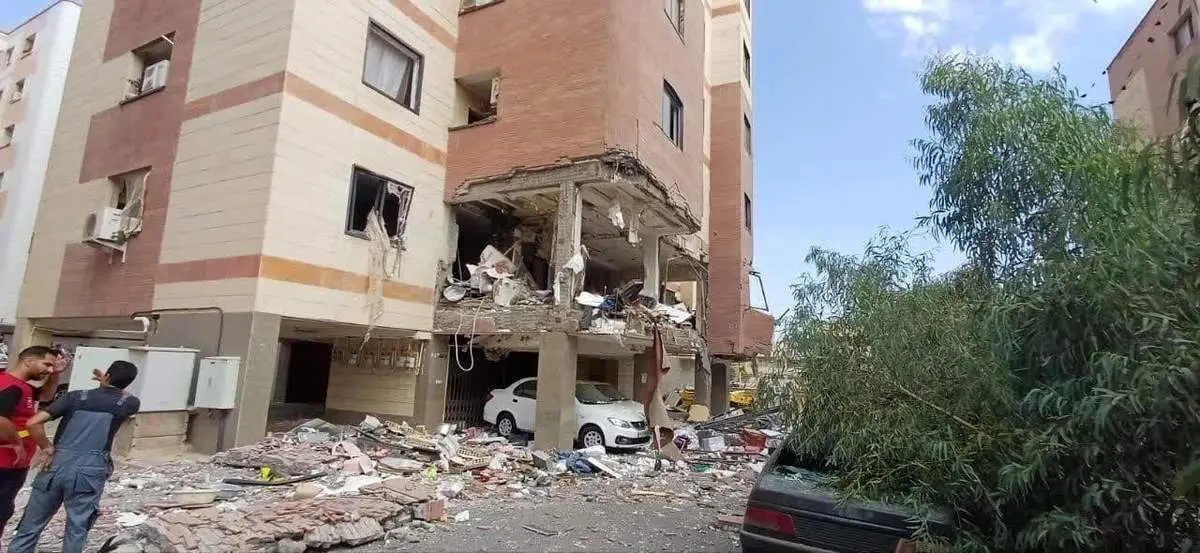 انفجار در یک مجتمع‌ مسکونی در پردیسان قم