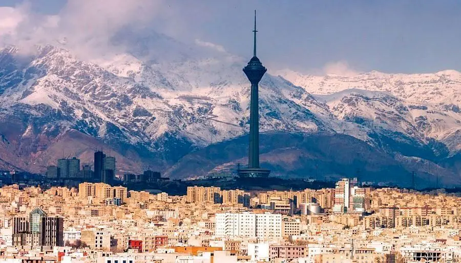 آتش سوزی در غرب تهران