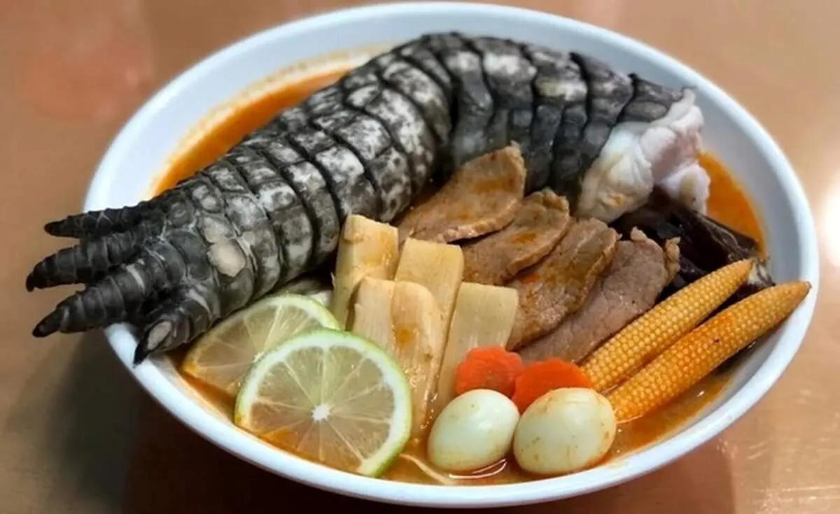 ببینید | خوراک گودزیلا، غذای جدید رستوران‌های لوکس چین