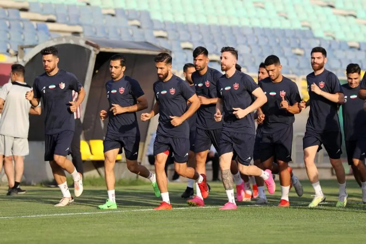 اولین تصویر از تمرین پرسپولیس با حضور ۲۶ بازیکن