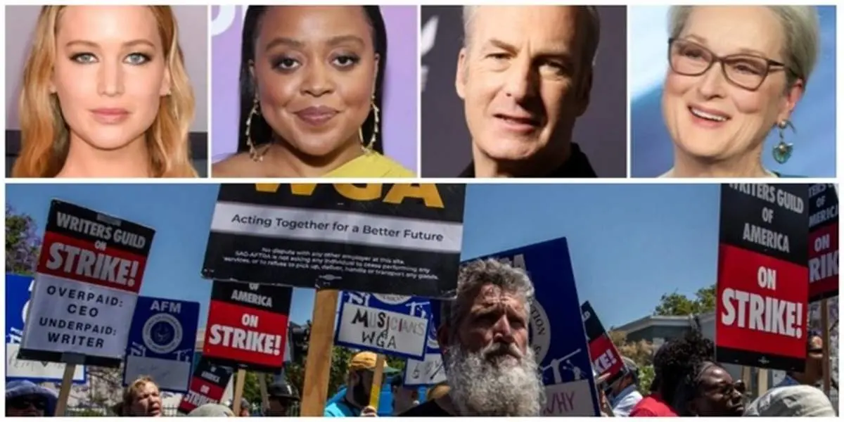بازیگران آمریکایی به اعتصابات  پیوستند | چراغهای هالیوود خاموش شد