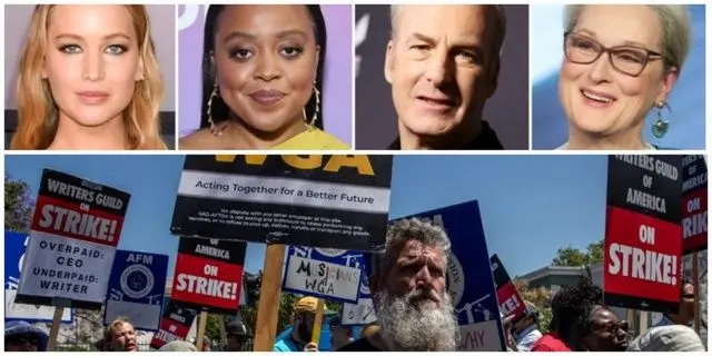 بازیگران آمریکایی به اعتصابات  پیوستند | چراغ‌های هالیوود خاموش شد
