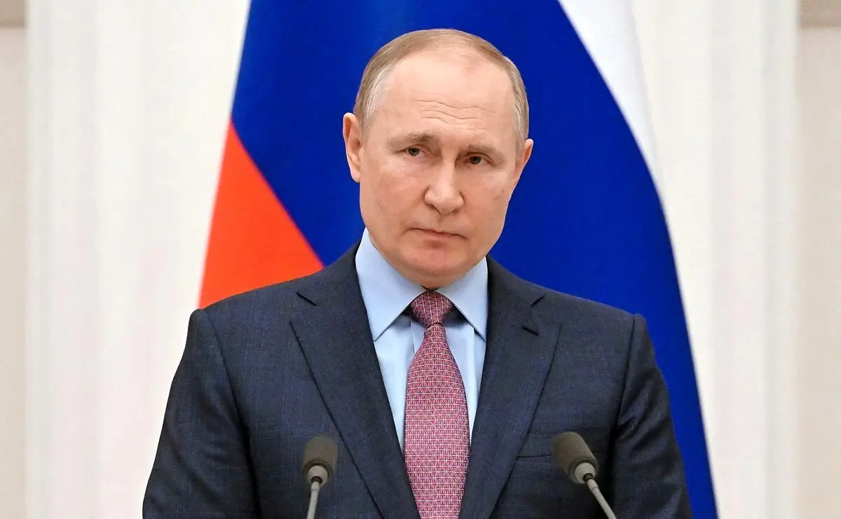 واکنش پوتین به حمله اوکراین به روسیه
