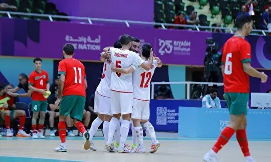 ساعت فوتسال امروز ایران مراکش 
