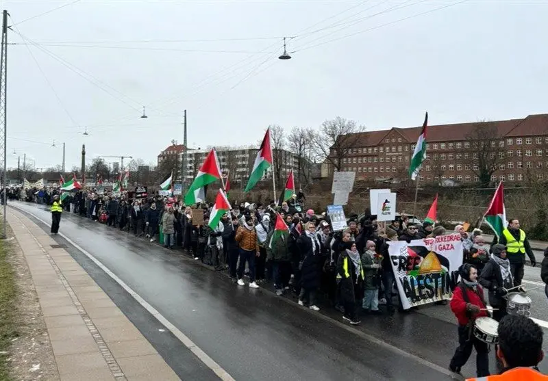 تظاهرات حمایت از فلسطین در کشورهای اروپایی 