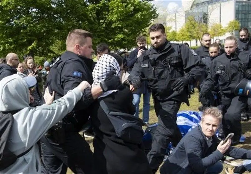 تشدید انتقادها از خشونت پلیس آلمان علیه حامیان فلسطینیان