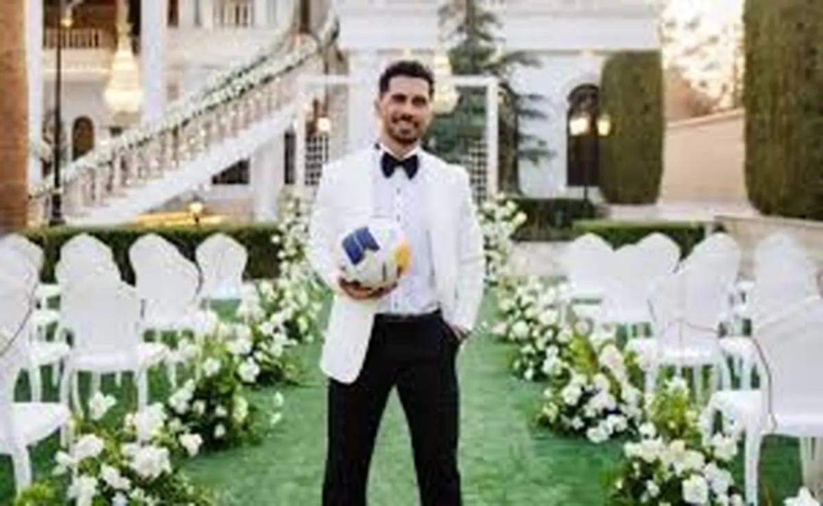 پرسپولیسی‌ها با کت و شلوار و کراوات در عروسی عالیشاه/ ببینید