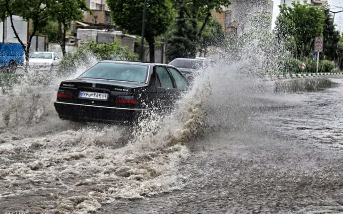 بارش شدید باران از چهارشنبه تا شنبه 1 شهریور در این مناطق/ هشدار سیل
