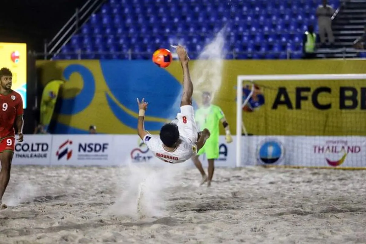 تاج پادشاهی فوتبال ساحلی آسیا روی سر مردان ایران