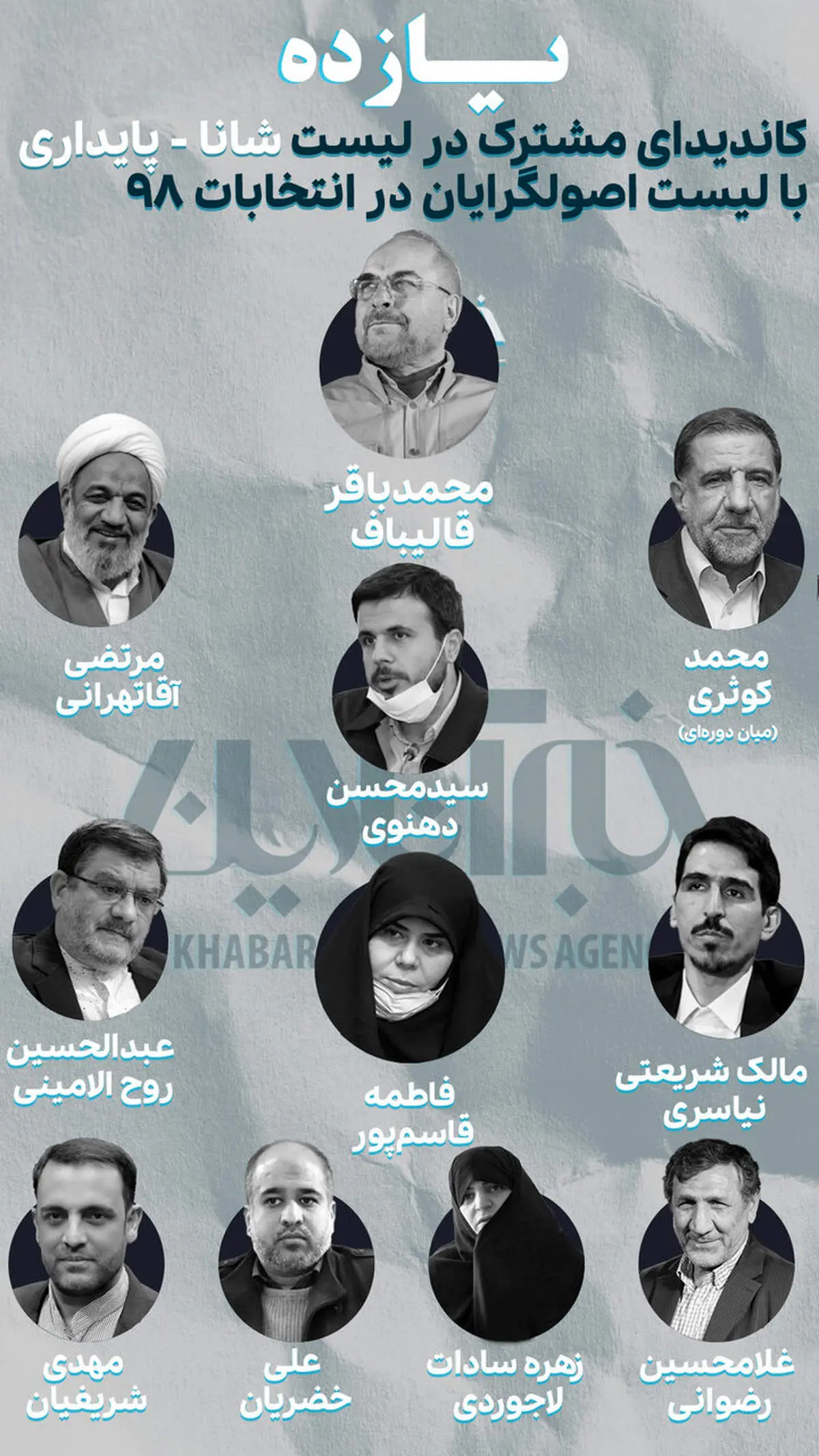 حذف ۱۴ نماینده تهران از لیست شانا - پایداری/ اسامی