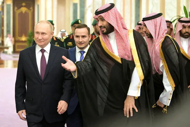 پیام کتبی پوتین به بن‌سلمان

