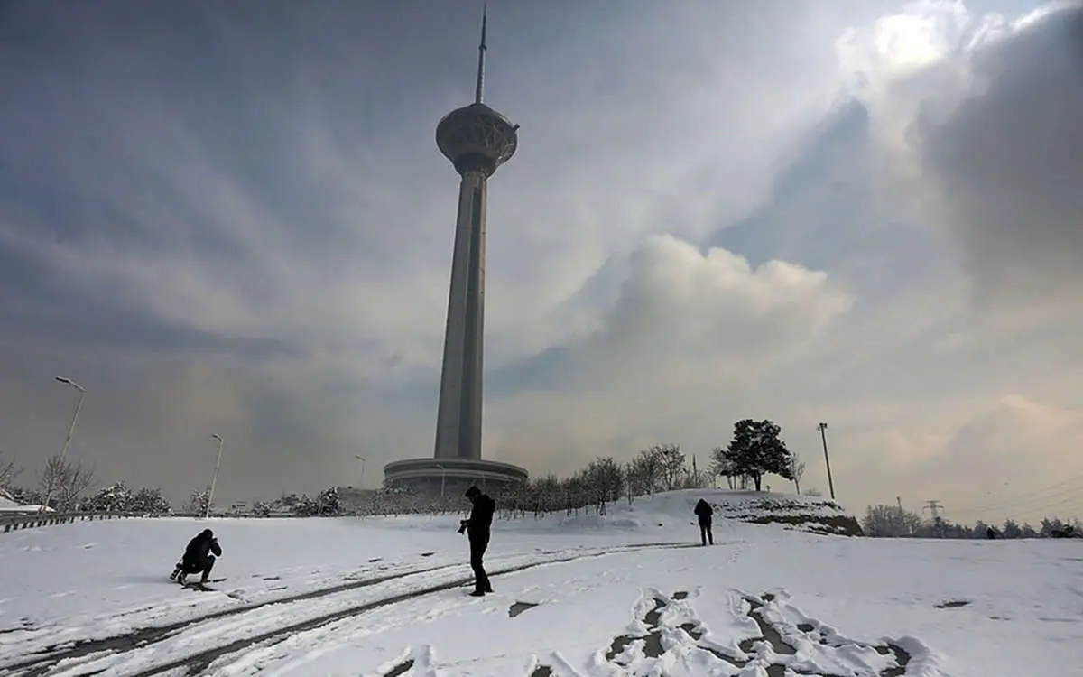  تهران زیر برف سنگین