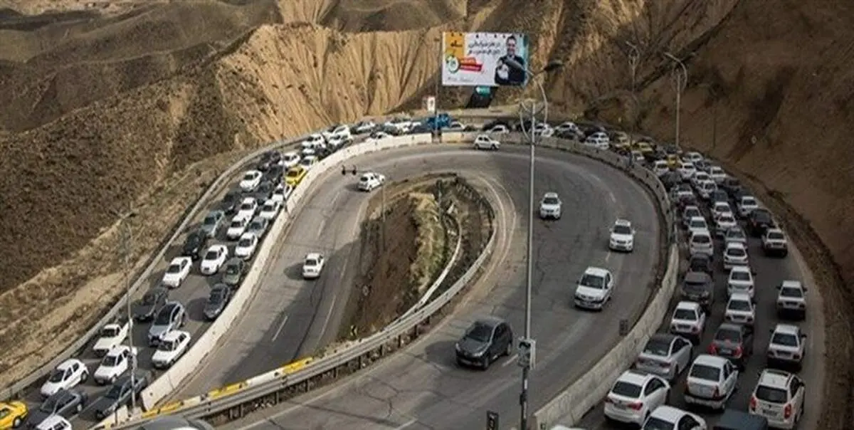 جاده کندوان دوطرفه شد