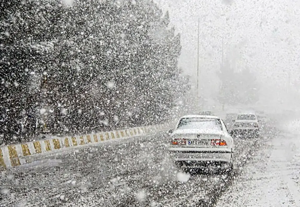 ببینید/ برف شدید در شهرستان فریمان خراسان رضوی