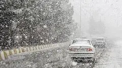 ببینید/ برف شدید در شهرستان فریمان خراسان رضوی