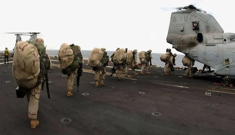 یگان تفنگداران دریایی آمریکا به منطقه اعزام می شوند