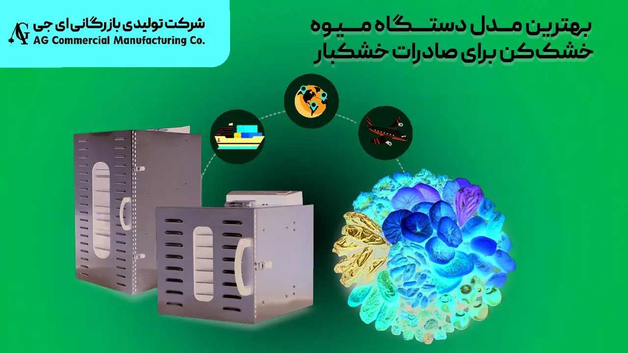 بهترین مدل دستگاه میوه خشککن برای صادرات خشکبار