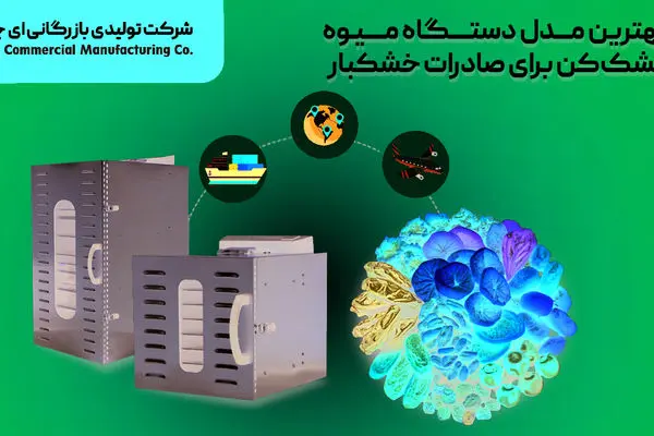 بهترین مدل دستگاه میوه خشک‌کن برای صادرات خشکبار