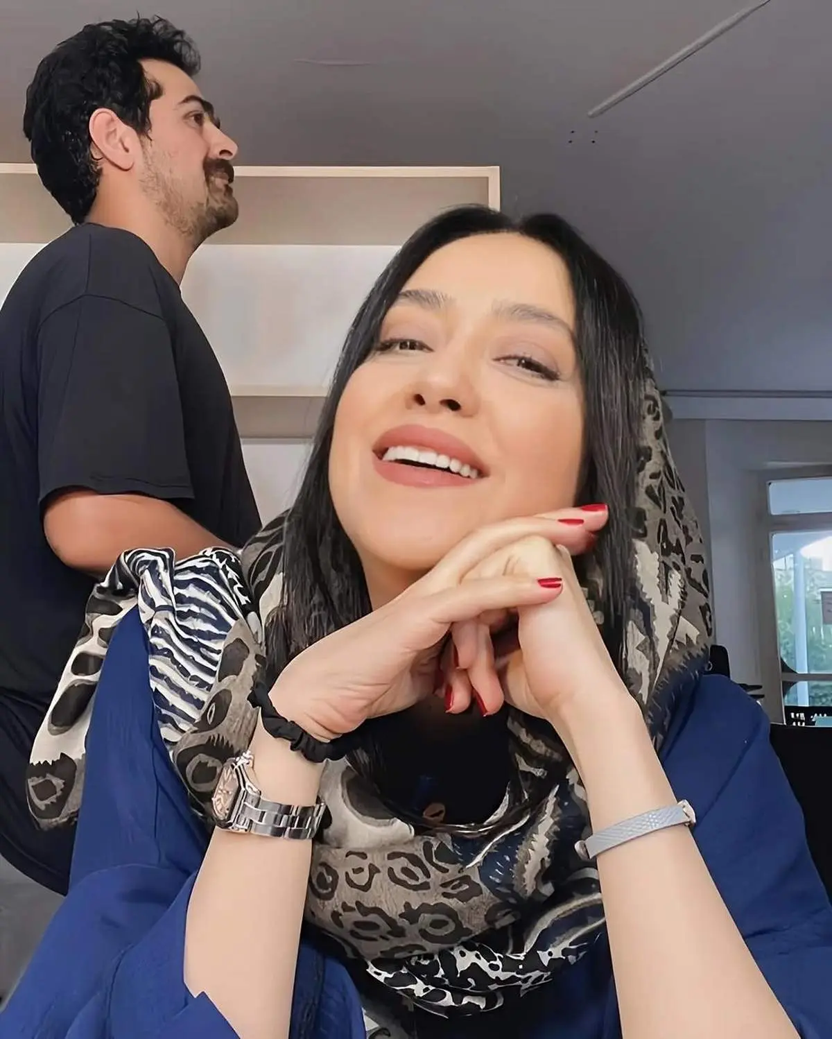 تصاویری پربازدید از پشت صحنه سریال آبان