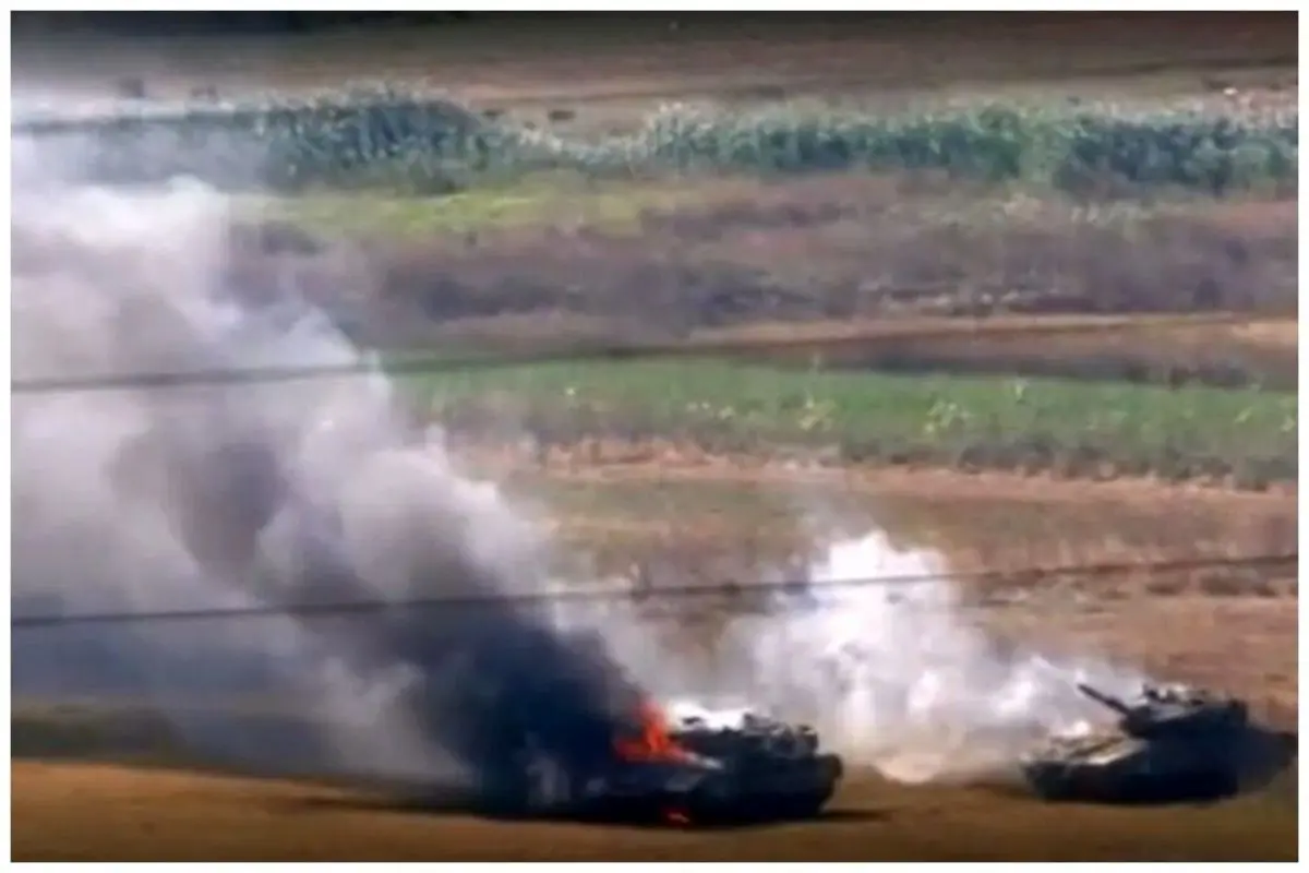 حماس 7 خودروی نظامی اسرائیل را منهدم کرد