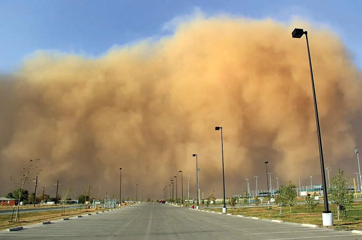 هجوم گرد و غبار قره‌ قوم به ایران / مدیریت بحران هشدار صادر کرد