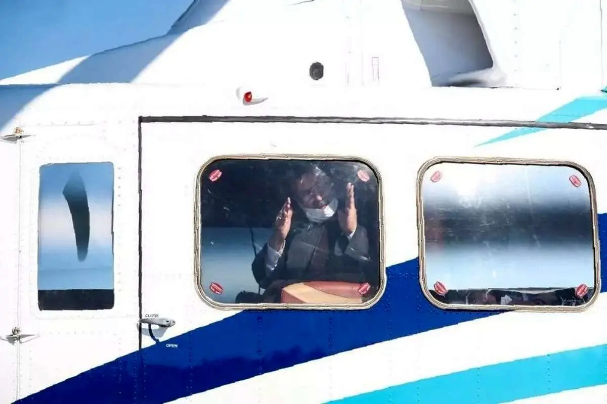 آخرین عکس رئیس جمهور شهید از داخل بالگرد/ خداحافظی رئیسی برای همیشه