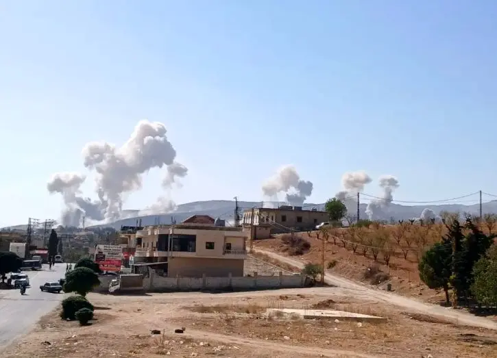 حمله هوایی شدید اسرائیل به تاسیسات حزب‌الله