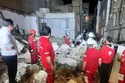 ببینید/ انفجار و آوار یک ساختمان مسکونی در ملارد 