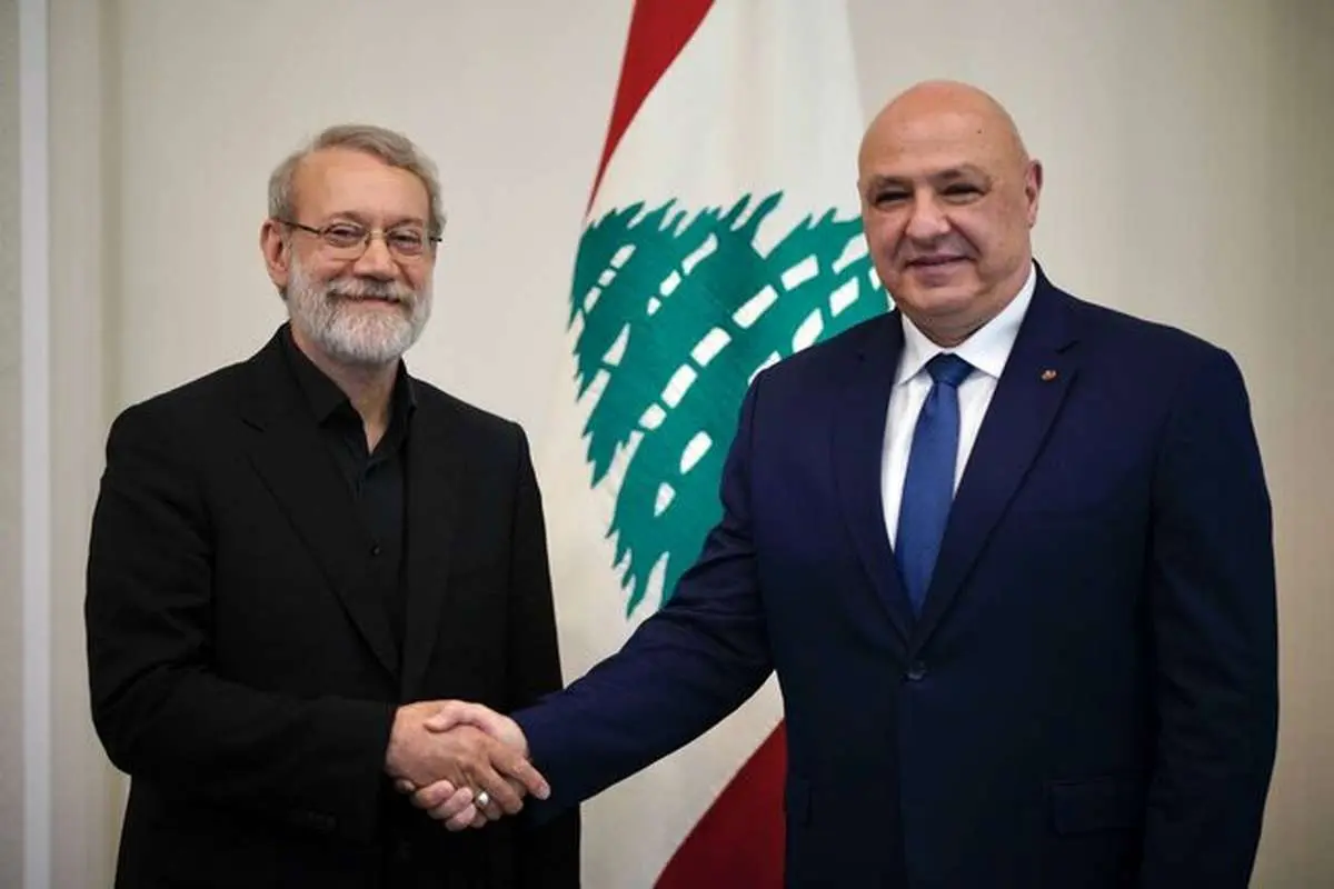 دیدار لاریجانی با رئیسجمهور لبنان