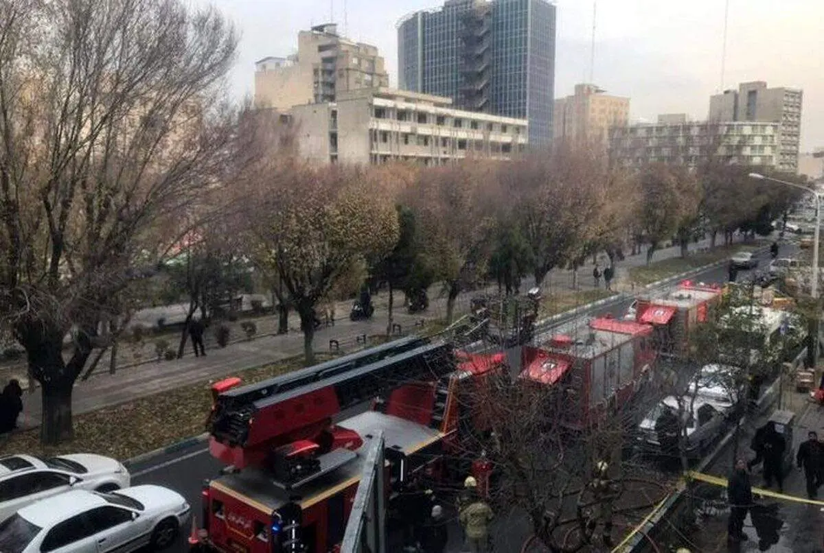 آتشسوزی در مهمانپذیر بلوار کشاورز تهران