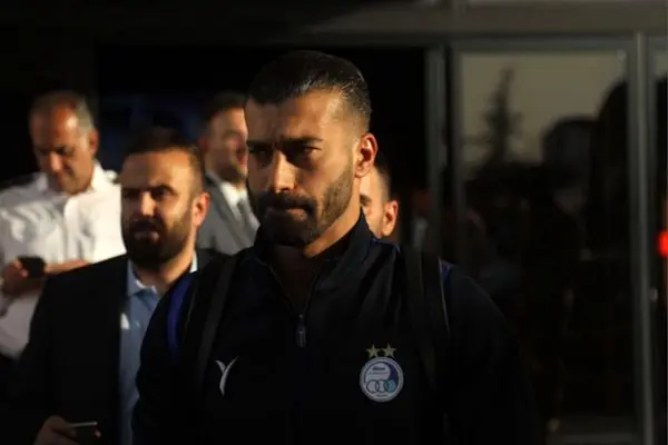 دلبری رامین رضاییان از استقلالی ها/ عکس