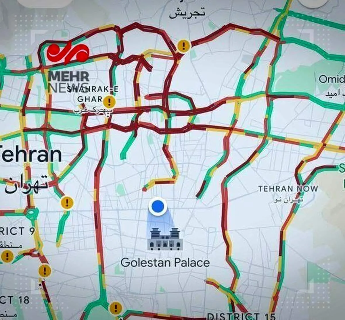 تهران قفل شد