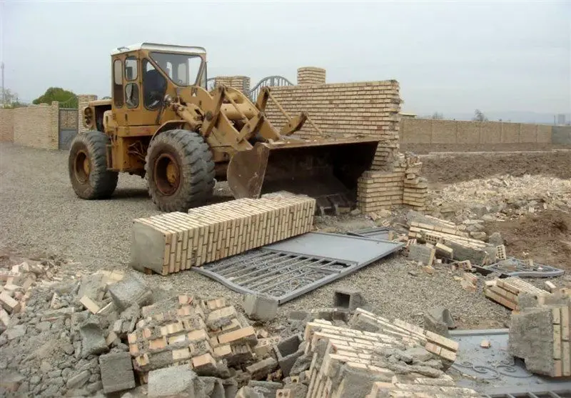 تخریب ساخت و سازهای غیرمجاز در البرز 