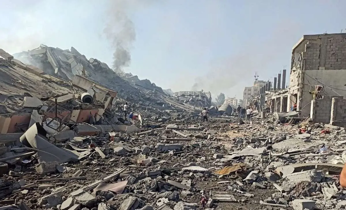 قتل‌عام در غزه / فیلم آخرالزمانی از تخریب کامل شهر الزهرا 