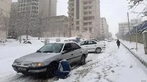 هشدار پلیس درباره بارش برف در تهران 