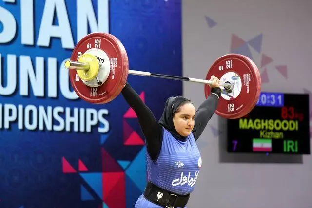 ۳ مدال برنز برای دختر وزنه‌بردار ایران