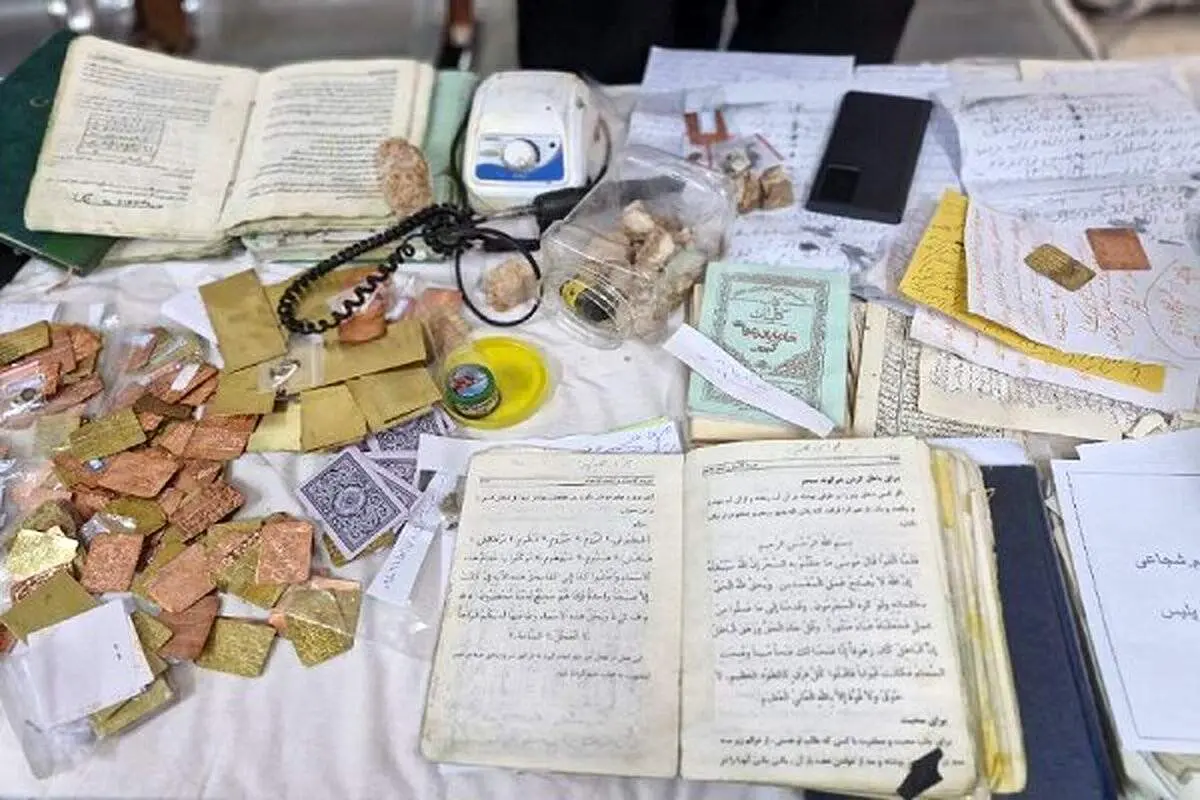 دستگیری رمال معروف تهران توسط پلیس امنیت عمومی