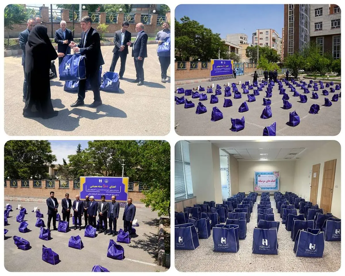 کارکنان بانک صادرات آذربایجانشرقی ۳ میلیارد ریال بسته معیشتی اهدا کردند