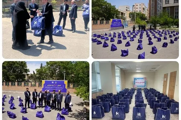 کارکنان بانک صادرات آذربایجان‌شرقی ۳ میلیارد ریال بسته معیشتی اهدا کردند